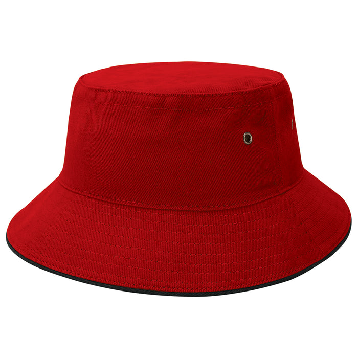 4007 Sandwich Brim Bucket Hat (Embroidery Included - Minimum 25)